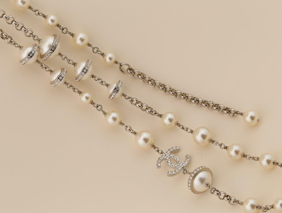 CHANEL Pre-Owned 2014 faux-pearl Layered Necklace - Farfetch