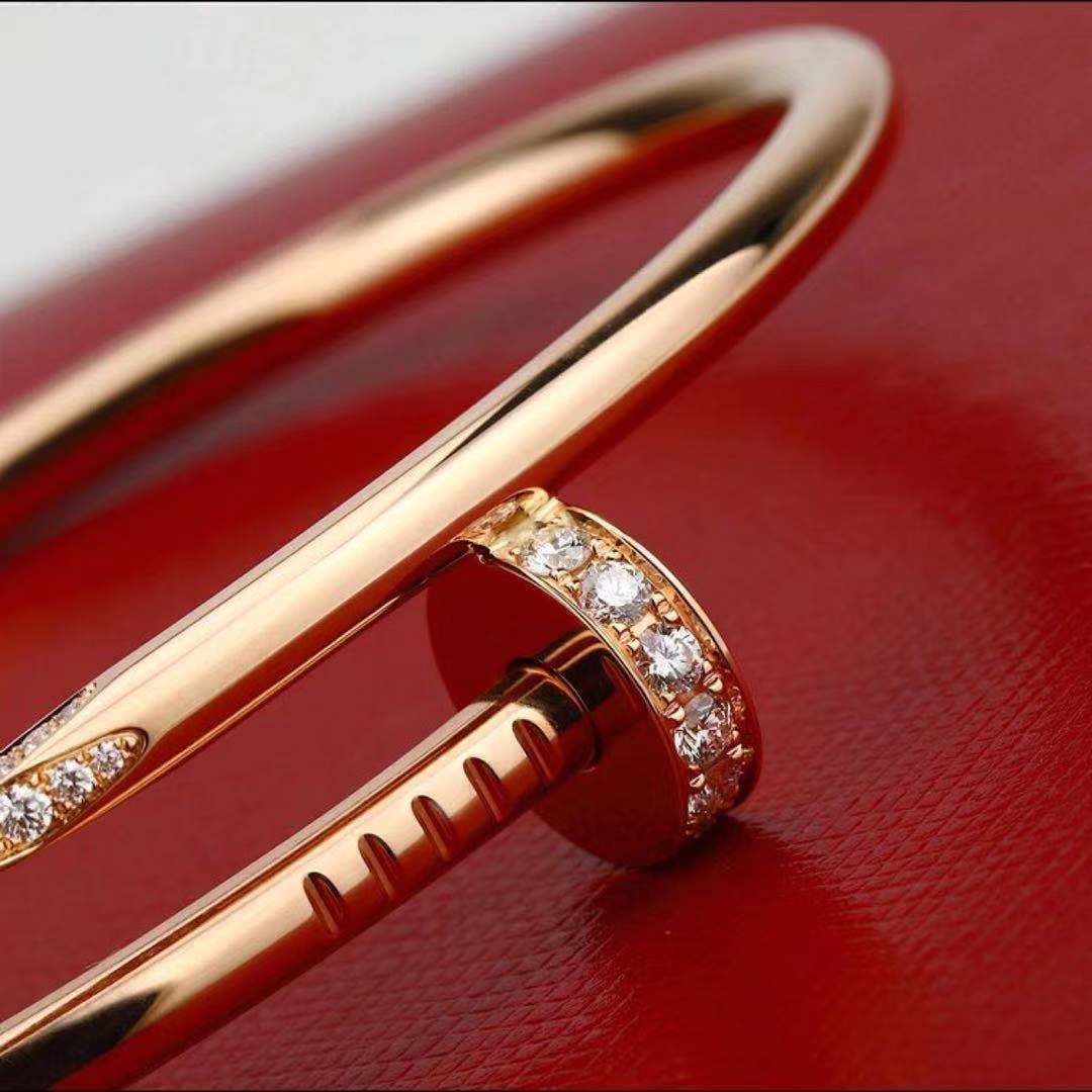 PINK GOLD AND DIAMOND 'JUSTE UN CLOU' BANGLE-BRACELET, CARTIER | Jewels  Online | Jewellery | Sotheby's