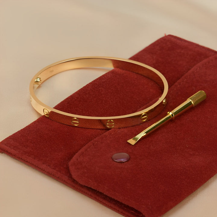 Cartier Love Yellow Gold Bracelet Size 20