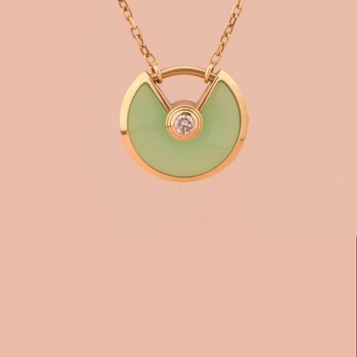 Cartier Amulette de Cartier with Green Chalcedony Pendant