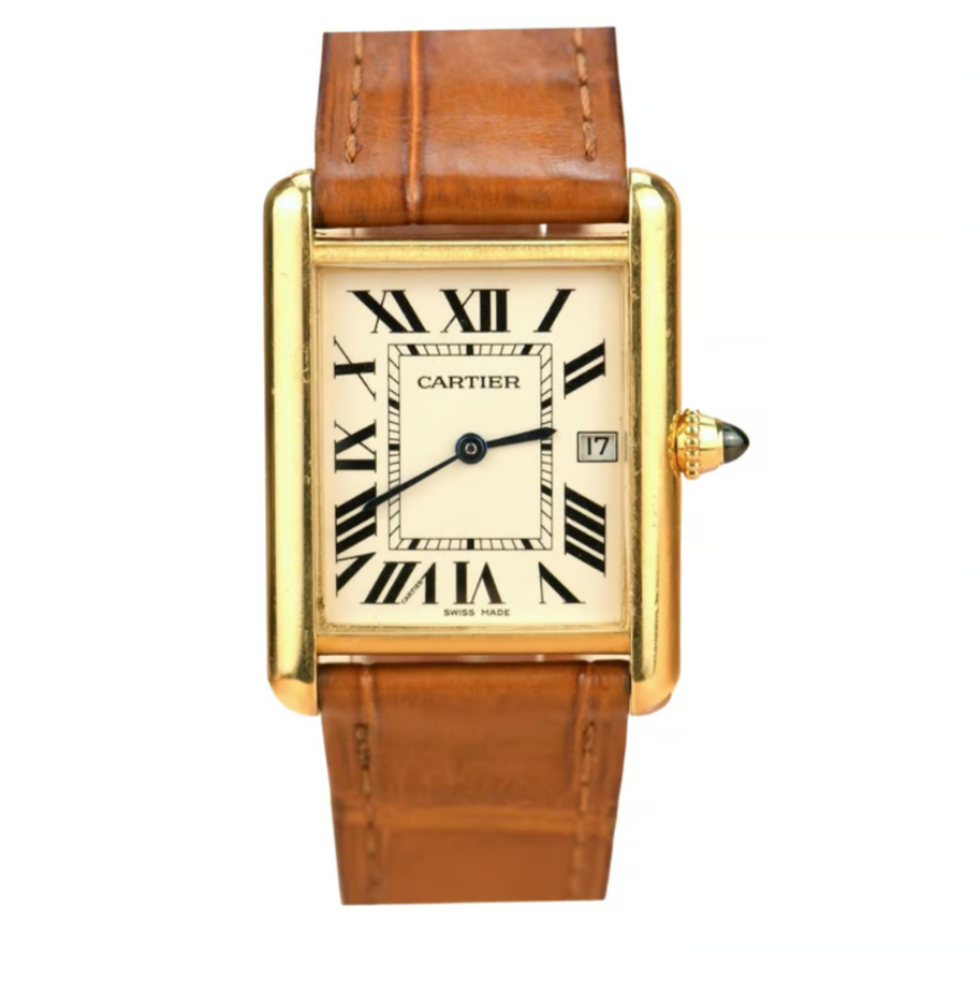 Cartier Tank Louis Cartier Large Yellow Gold Watch Model W1529756
