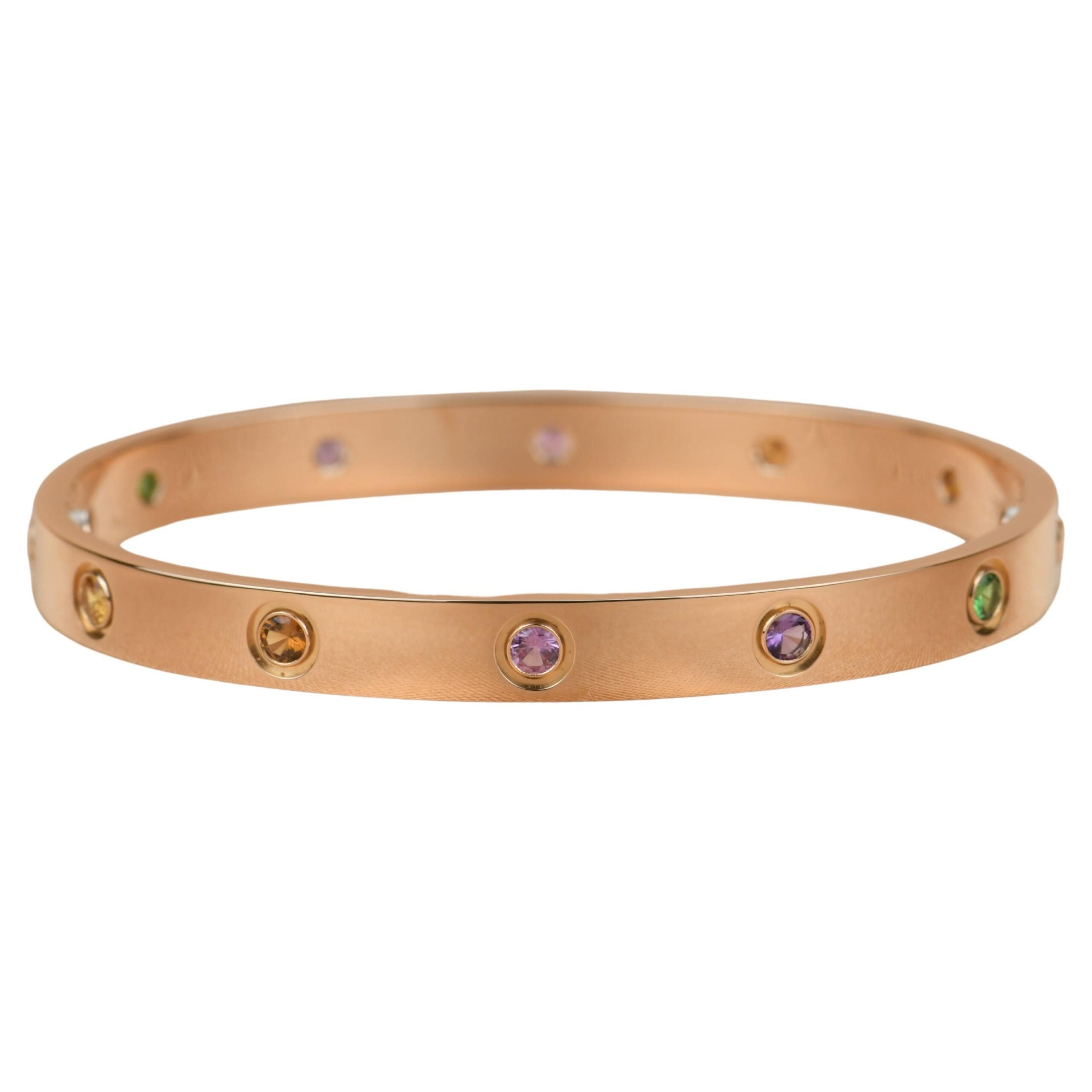 Cartier Love Bracelet Rainbow Rose Gold Size 17 Dandelion Antiques