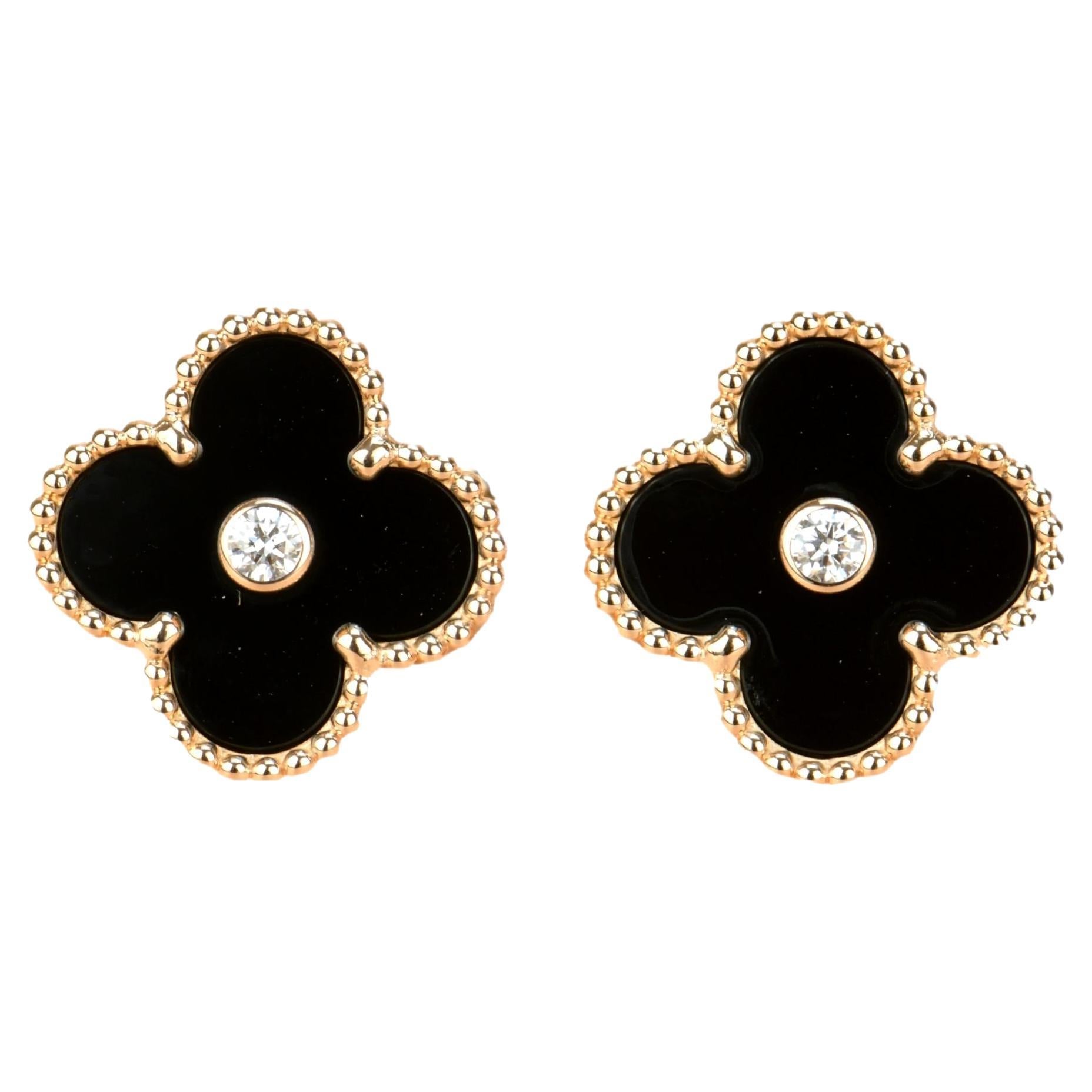Vintage Alhambra earrings - VCARA44700 - Van Cleef & Arpels | Van cleef and  arpels jewelry, Van cleef arpels, Gold vans