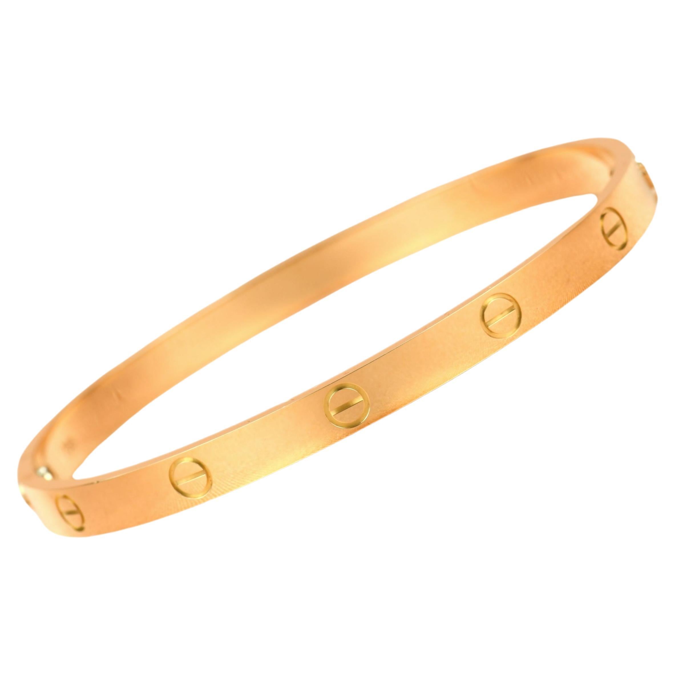 Cartier love best sale bracelet size 20