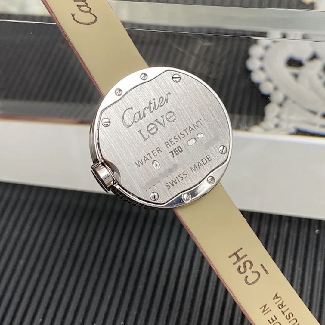 Cartier Love Watch in White Gold Circa 2010