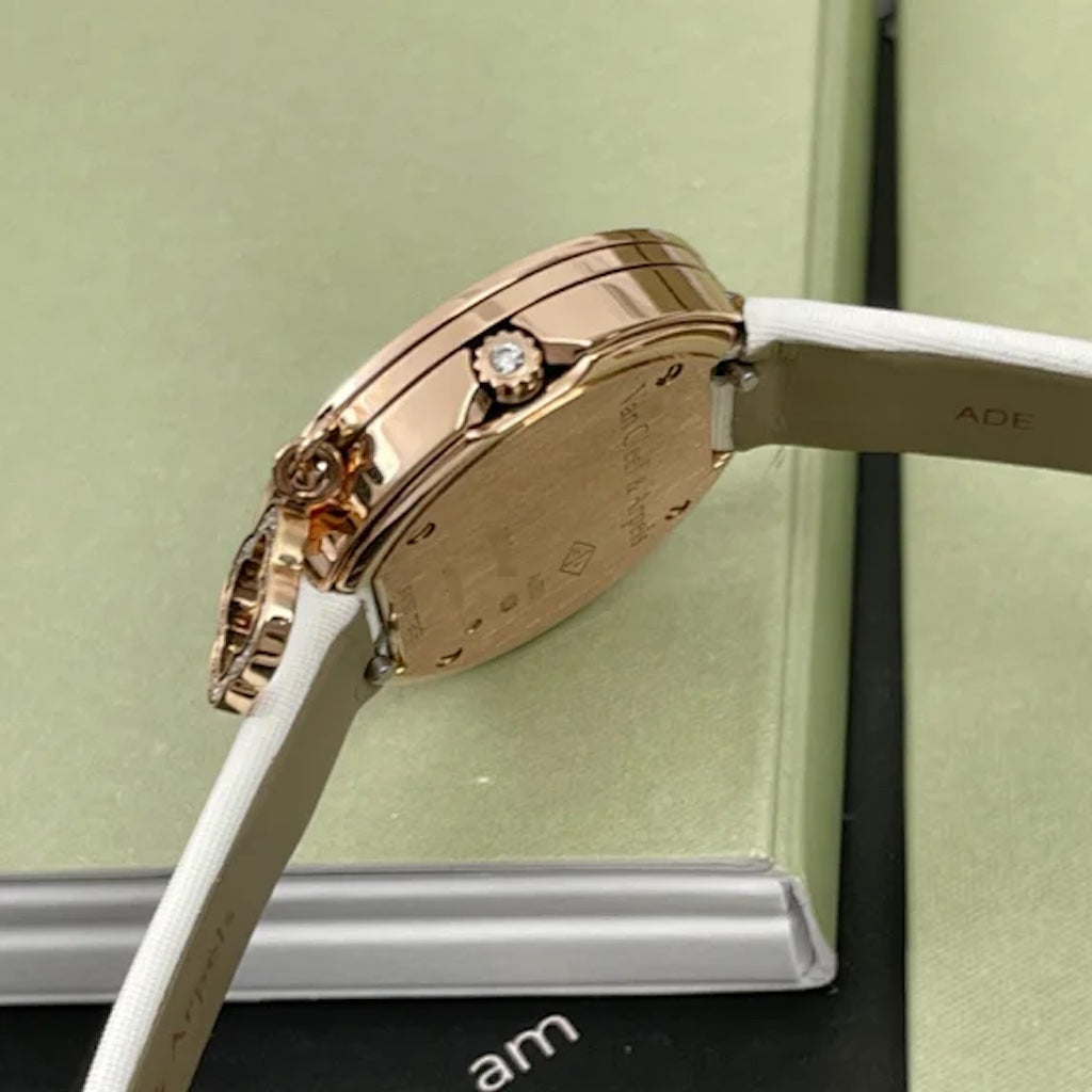Van Cleef & Arpels Rose Gold Charm Diamond Watches VCARO29700