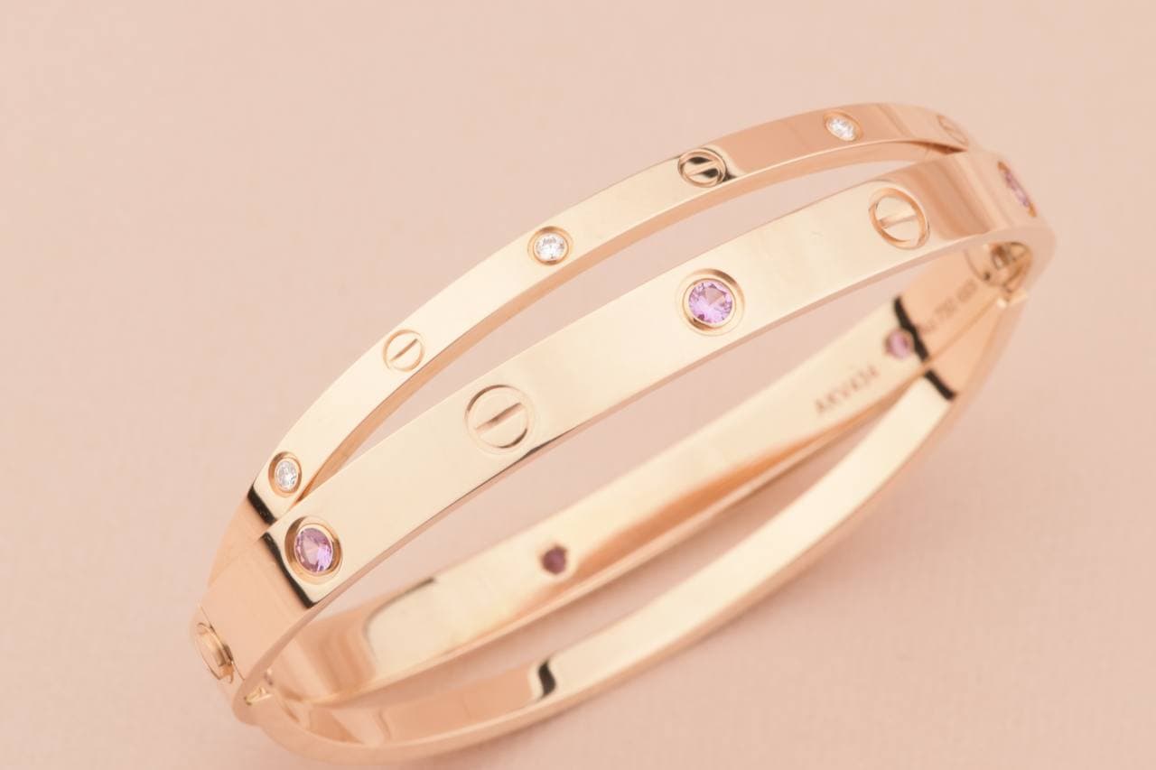 Cartier double on sale love bracelet