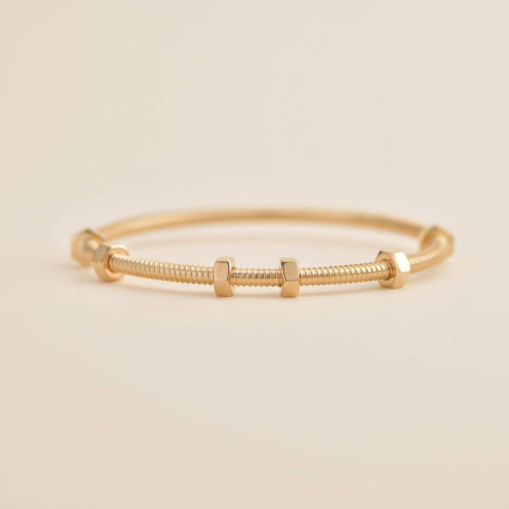 Cartier Ecrou De Cartier Rose Gold Bracelet Size 18