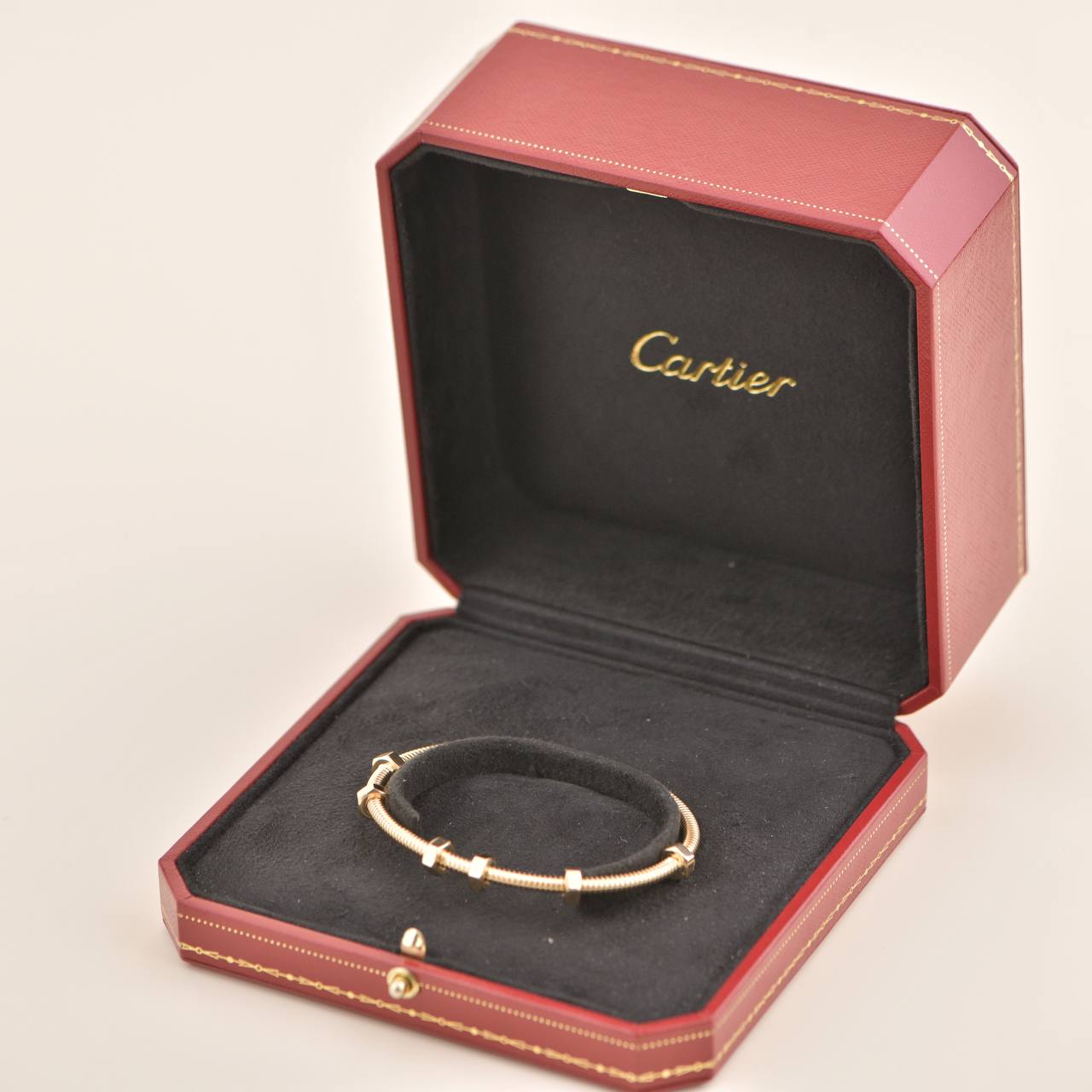 Cartier Ecrou De Cartier 18k Rose Gold 1.29ct Diamond Bracelet For Sale at  1stDibs | ecrou bracelet cartier, cartier ecrou bracelet, ecrou cartier