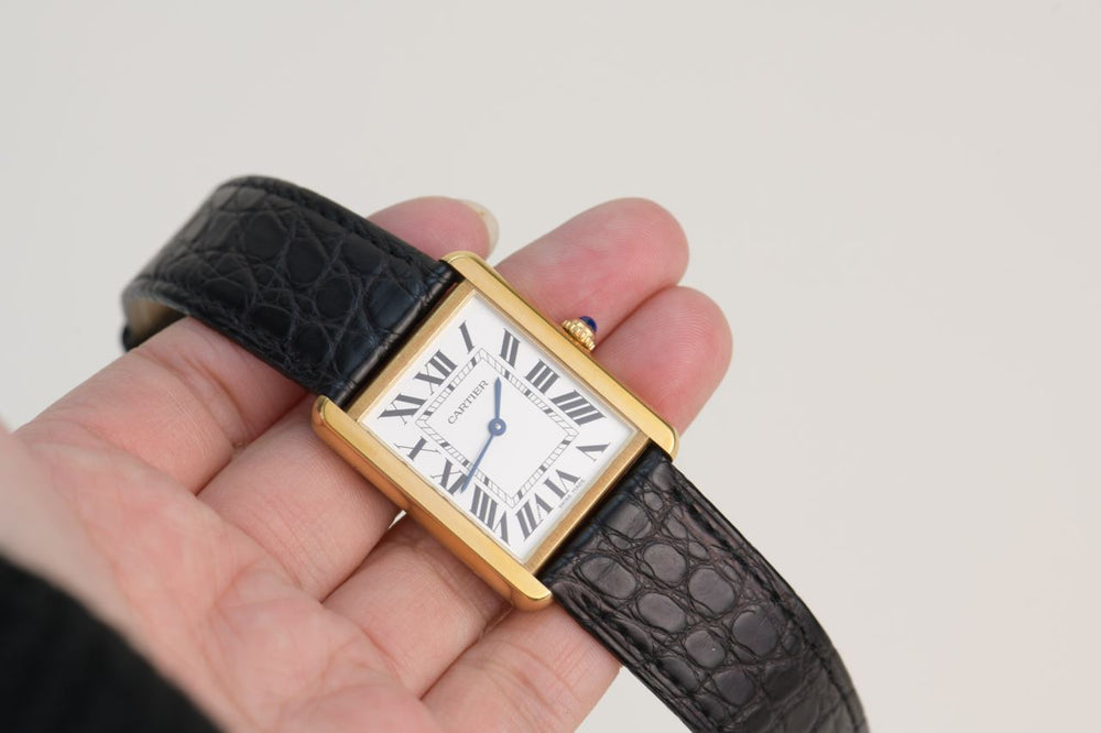 Cartier Tank Solo 18k Yellow Gold Watch W5200004