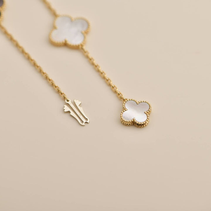Van Cleef & Arpels Lucky Alhambra Yellow Gold Long Necklace