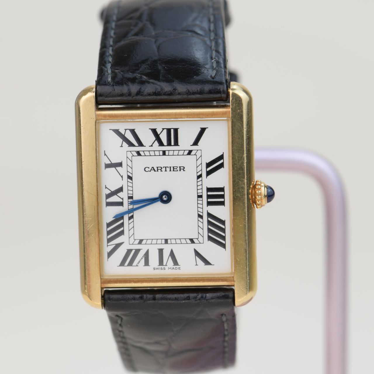 Cartier tank shop solo yellow gold