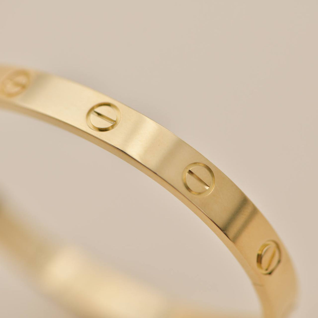 Cartier Love Bracelet 18K Yellow Gold Size 17