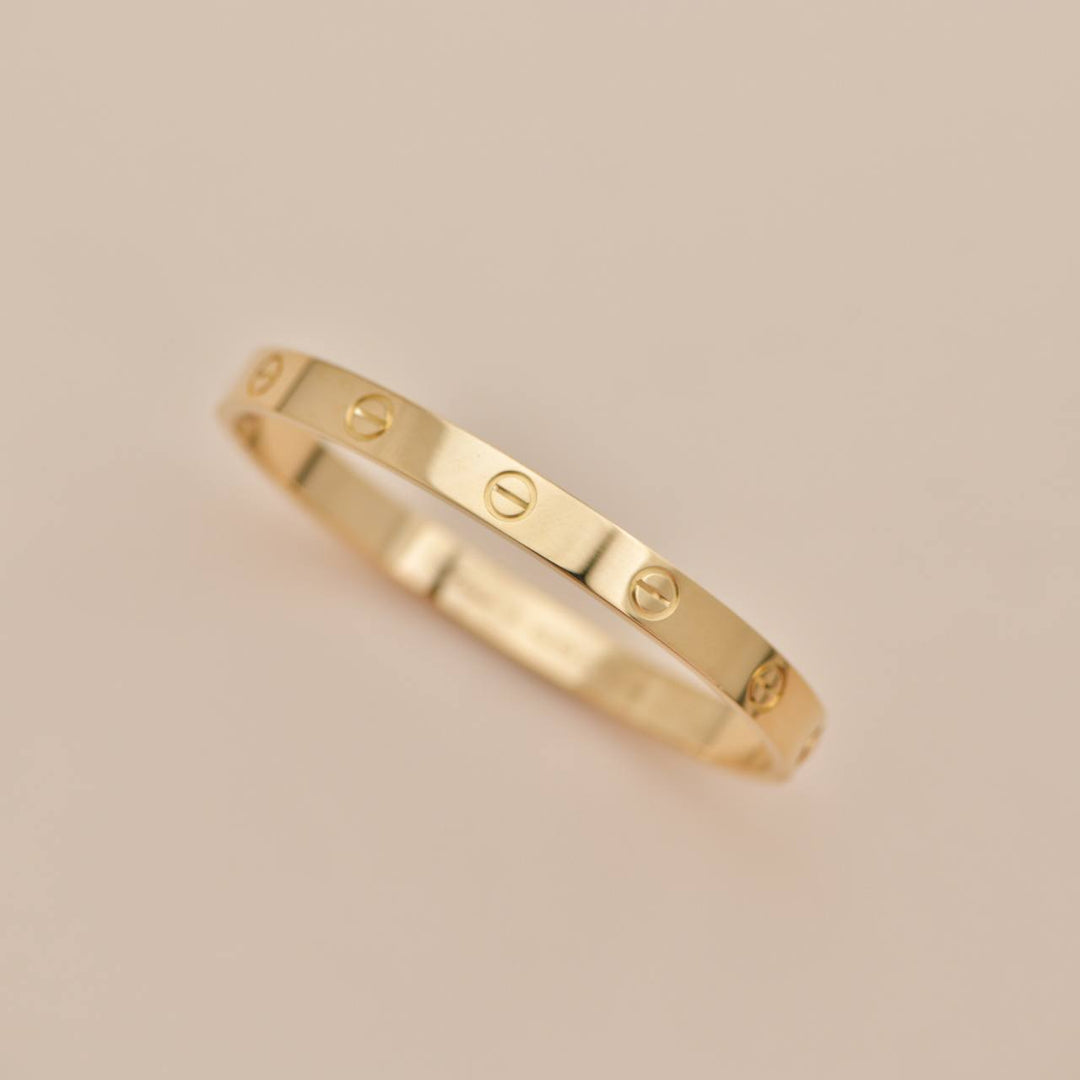 Cartier Love Bracelet 18K Yellow Gold Size 17