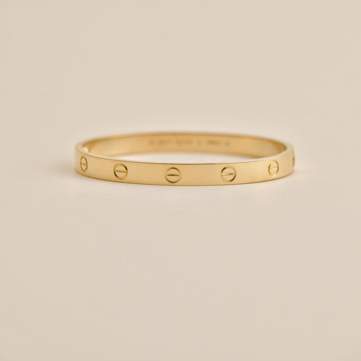 Cartier Love Bracelet 18K Yellow Gold Size 17