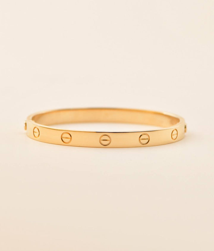 Cartier Love Bracelet 18K Yellow Gold Size 17