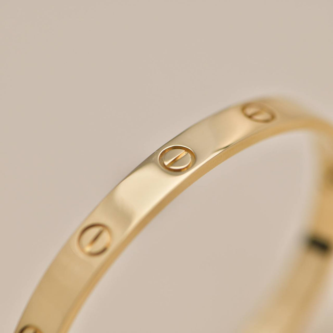 Cartier Love Bracelet 18K Yellow Gold Size 17