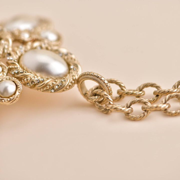 Chanel CC Baroque Pearl Necklace