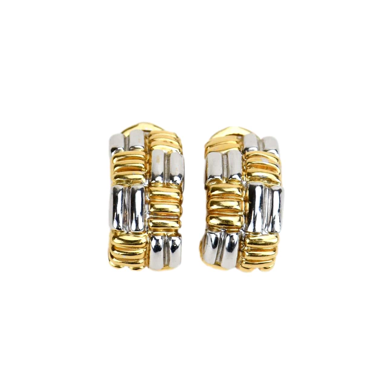 Yellow clip on earrings top