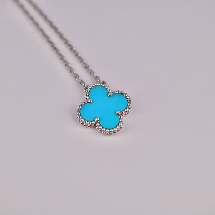 Van Cleef & Arpels Turquoise Vintage Alhambra Pendant