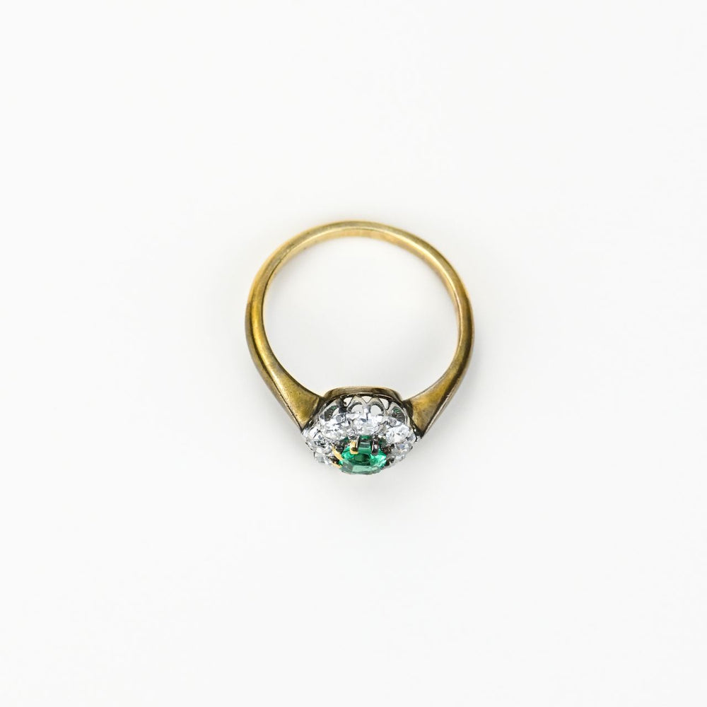Victoria Colombian Emerald Diamond Ring