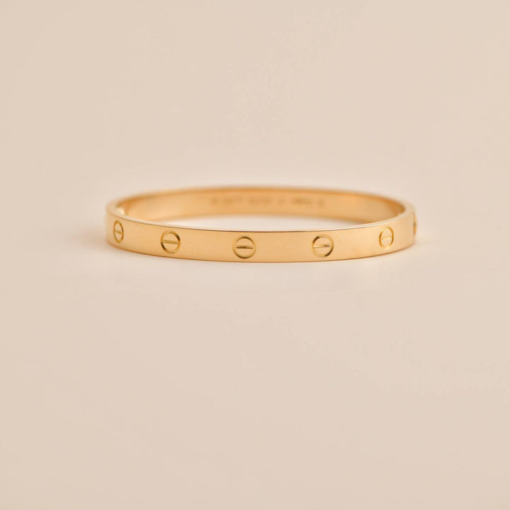 Cartier Love Bracelet 18K Yellow Gold Size 17