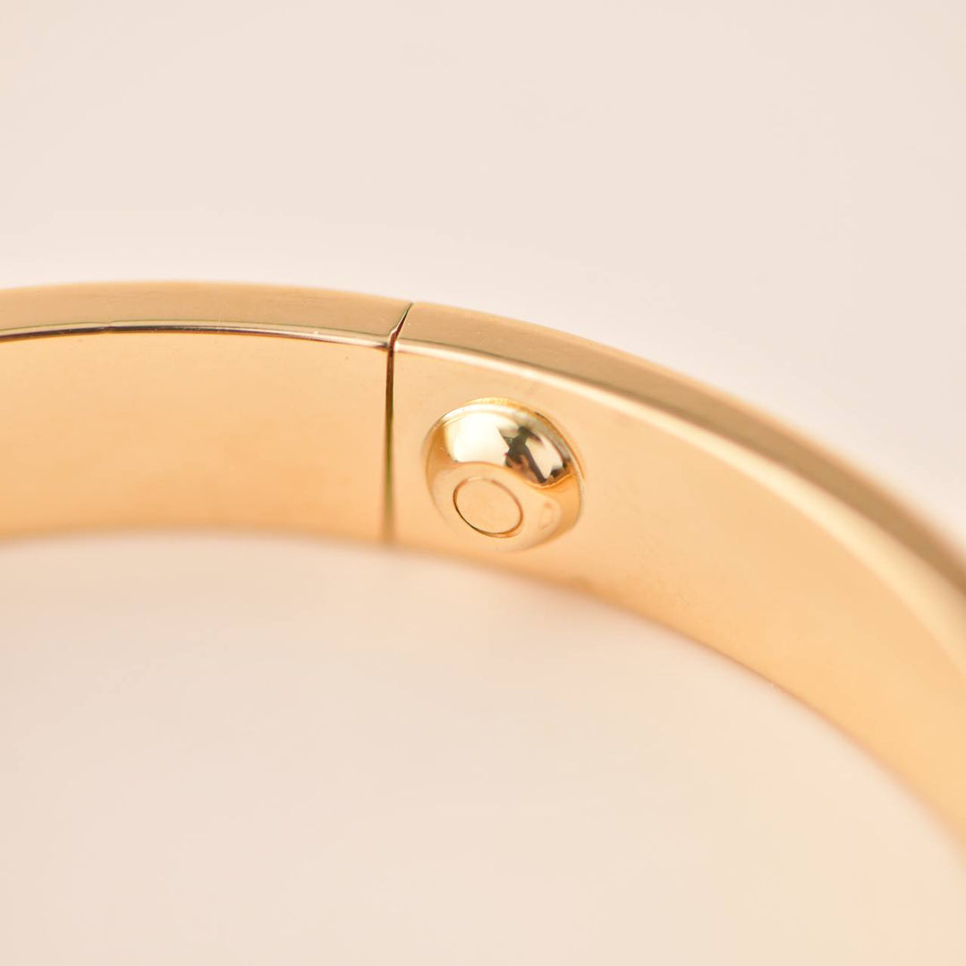 Cartier Love Bracelet 18K Yellow Gold Size 17