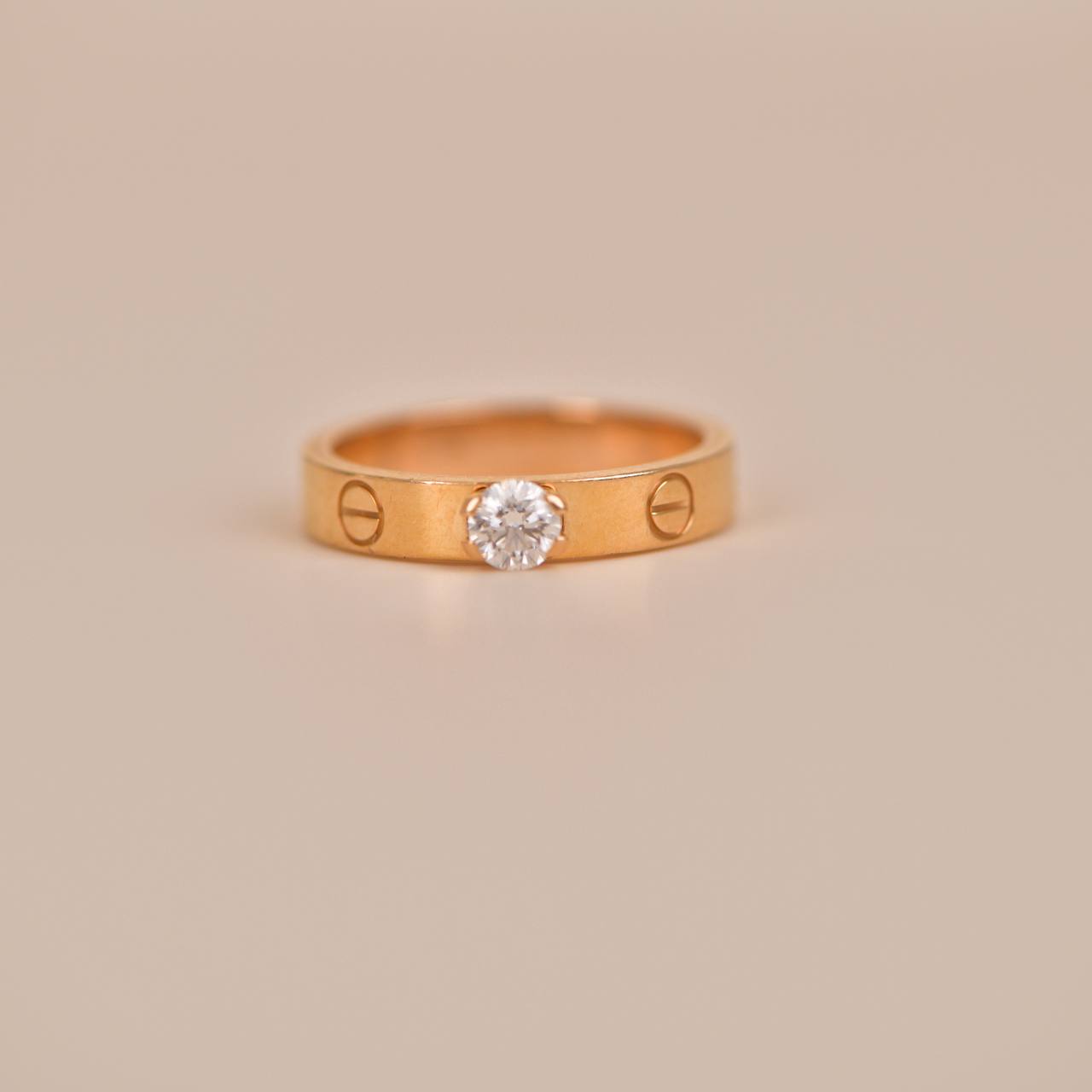 Cartier love ring discount solitaire