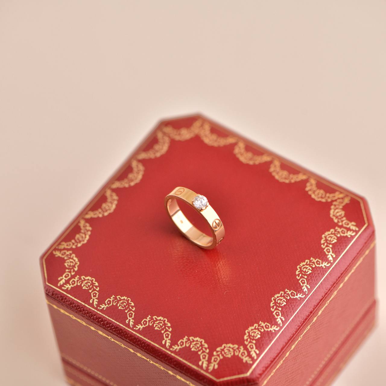 Cartier solitaire love discount ring