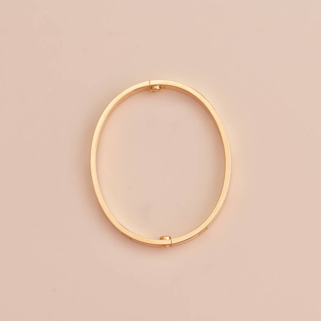 Cartier Love Bracelet 18K Yellow Gold Size 18