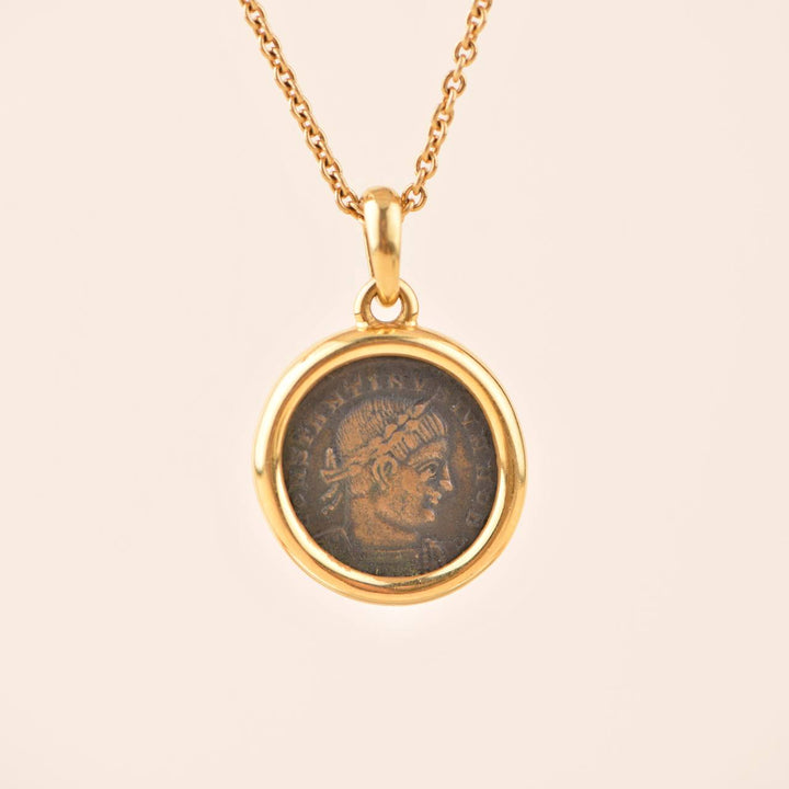 Bvlgari MONETE Yellow Gold Antique Coin Necklace