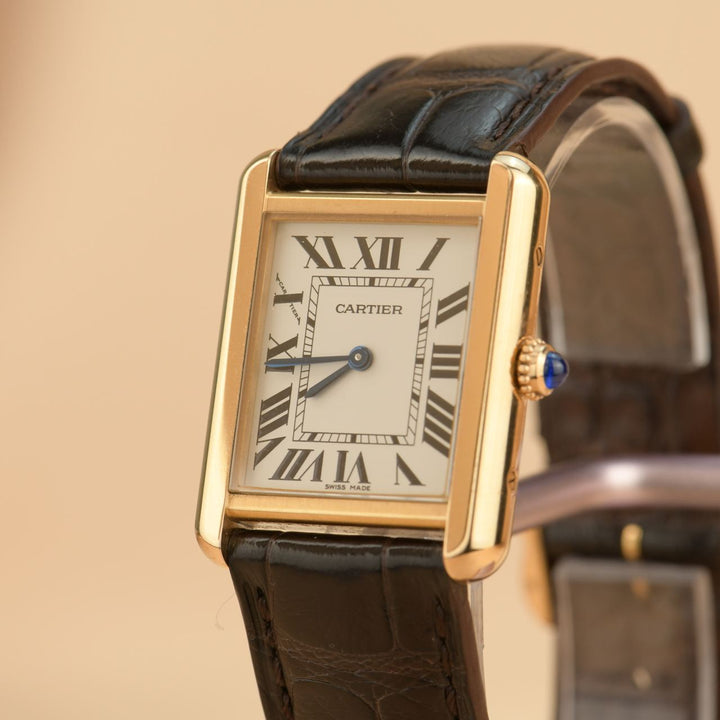 Cartier Tank Solo 18k Yellow Gold Watch W5200024