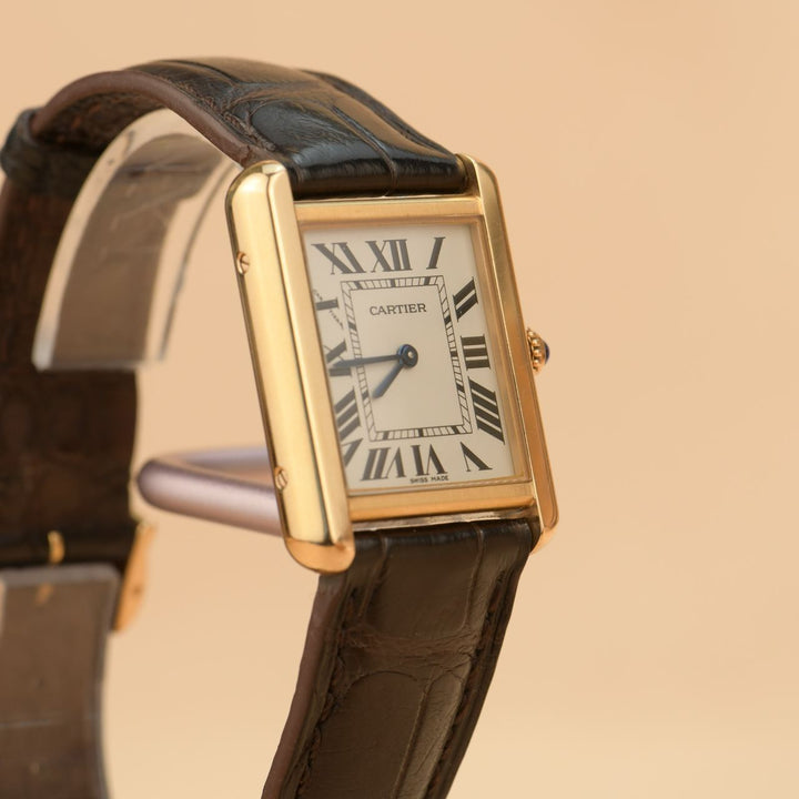 Cartier Tank Solo 18k Yellow Gold Watch W5200024