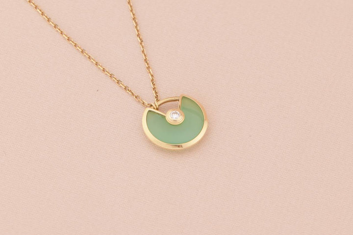 Cartier Amulette de Cartier with Green Chalcedony Pendant