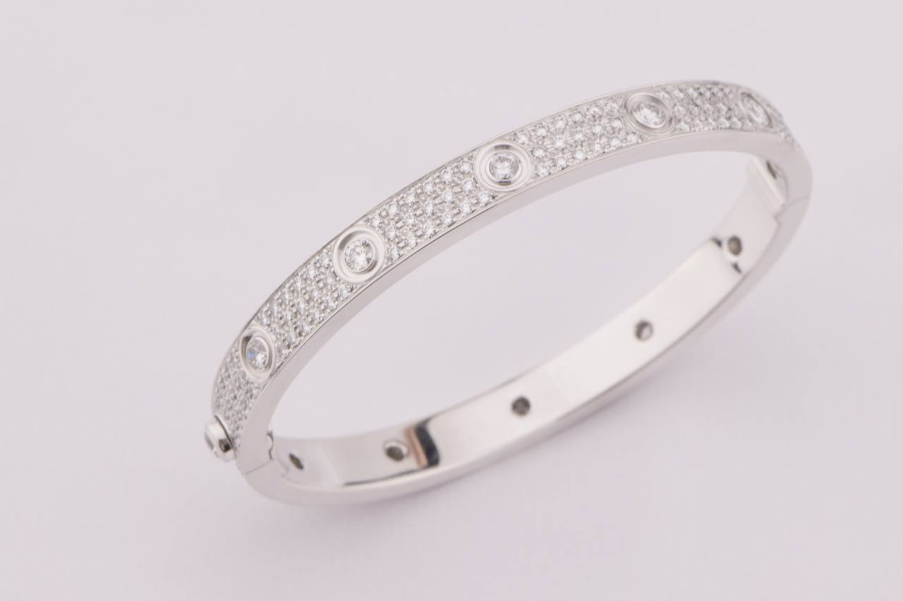 Cartier bracelet full on sale diamond