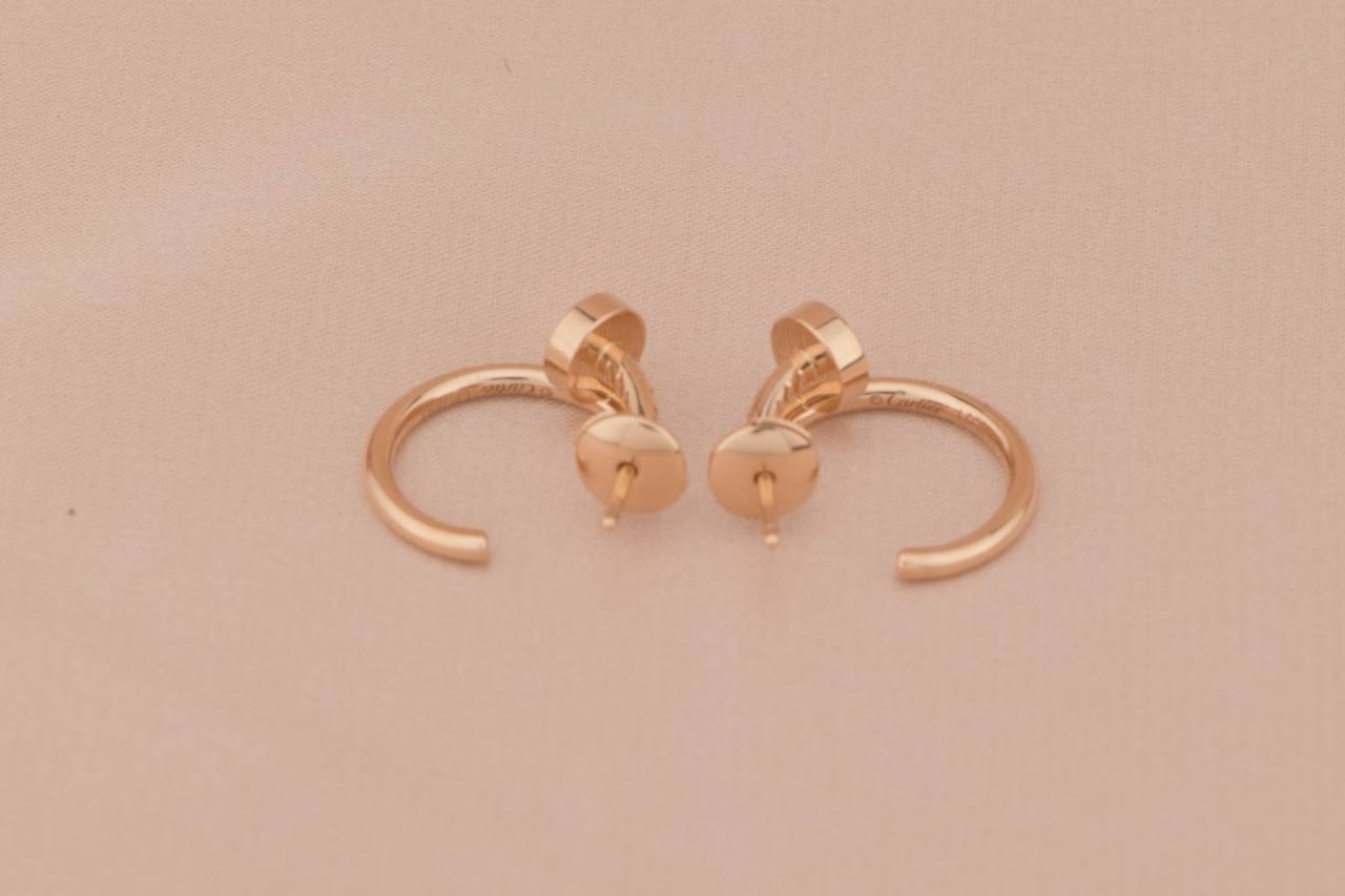 CRB8301234 - Juste un Clou earrings - Rose gold - Cartier