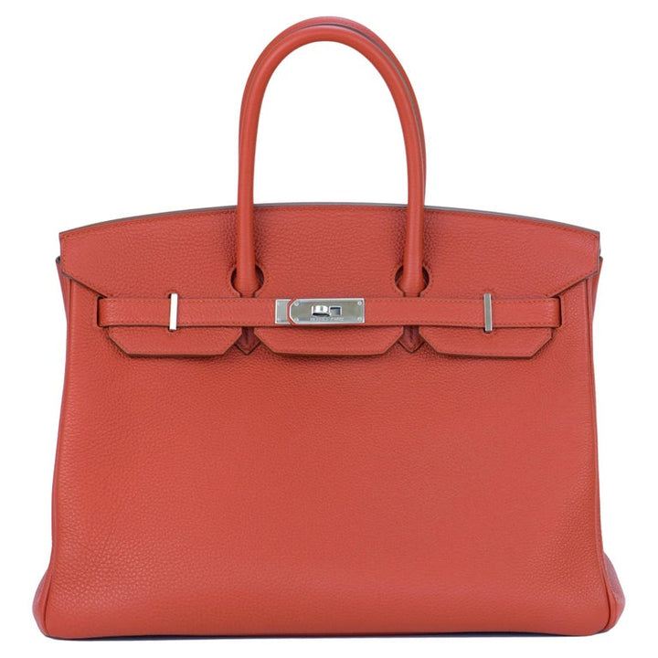 Hermès Red Togo Leather Birkin 35cm with Gold Hardware